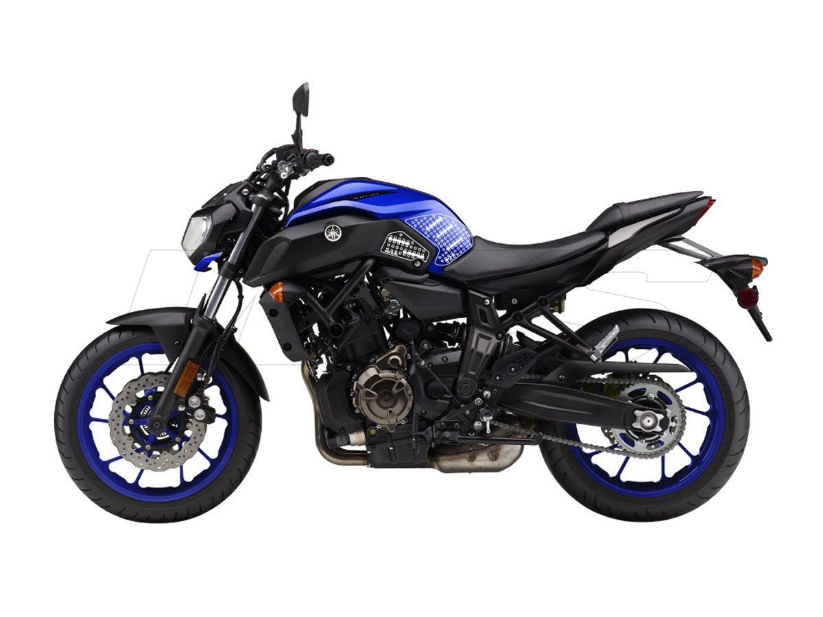 Stompgrip Volcano bako gripai – Yamaha MT-07 2018–2021 - Image 3