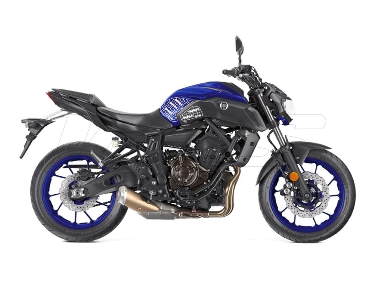 Stompgrip Volcano bako gripai – Yamaha MT-07 2018–2021 - Image 4