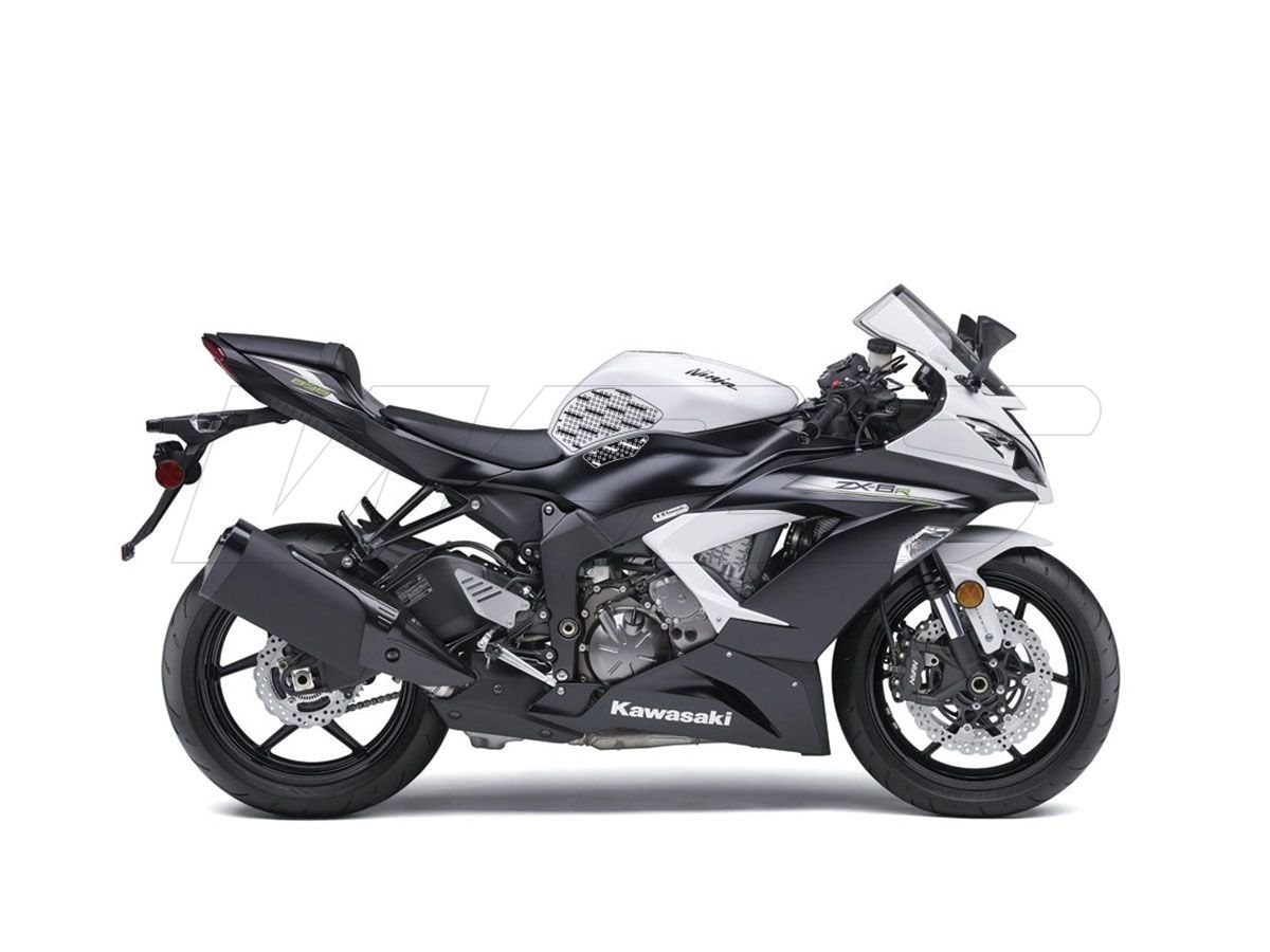 Stompgrip Volcano bako gripai – Kawasaki Ninja ZX-6R 2009–2024 - Image 2