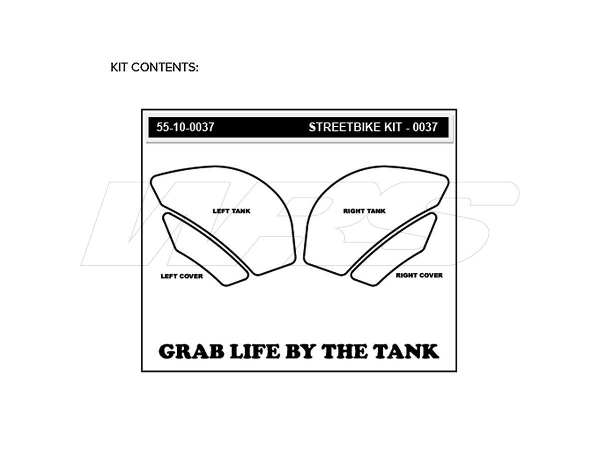Stompgrip Volcano bako gripai – Kawasaki Ninja ZX-6R 2009–2024 - Image 3