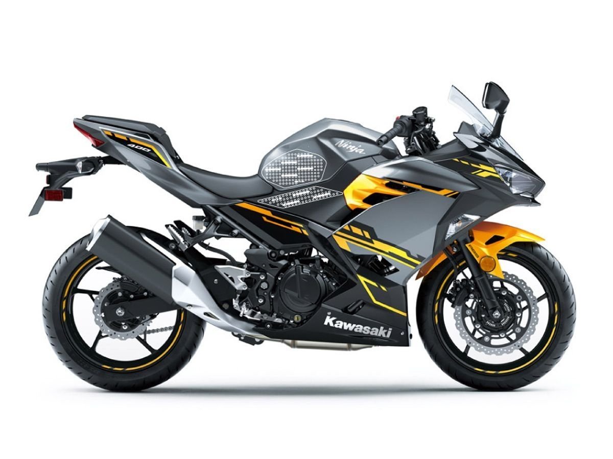 Stompgrip Volcano bako gripai – Kawasaki Ninja 400 ABS / KRT 2018–2024 - Image 3