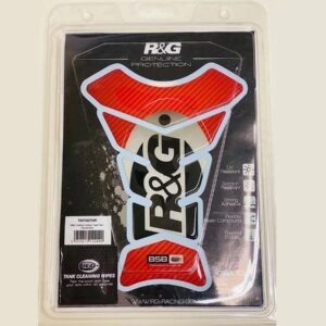 R&G Factory Series universali centrinė bako apsauga – Honda, raudona su karbono dizainu