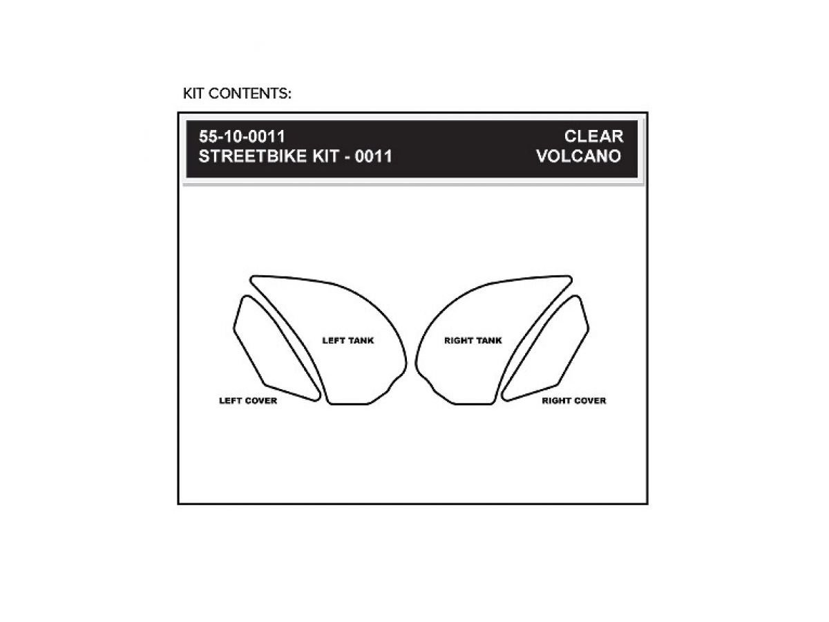 Stompgrip Volcano bako gripai – Yamaha FZ8 / Yamaha Fazer 8 - Image 3