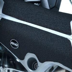 R&G galinės šakės apsauginių lipdukų komplektas – BMW HP4 / BMW S 1000 R / BMW S 1000 RR (juodi)