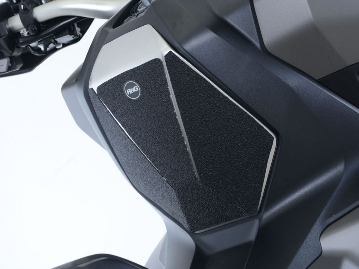 R&G centrinio tunelio apsauginių lipdukų komplektas – Honda X-ADV 750 2017–2020 (juodi) - Image 2