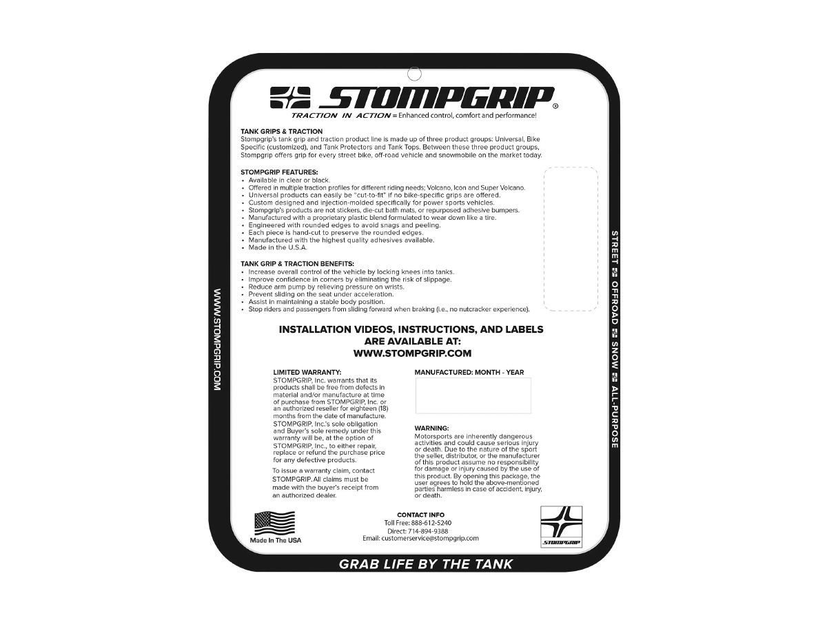 Stompgrip Volcano bako gripai – BMW R 1300 GS 2024–2025 - Image 4