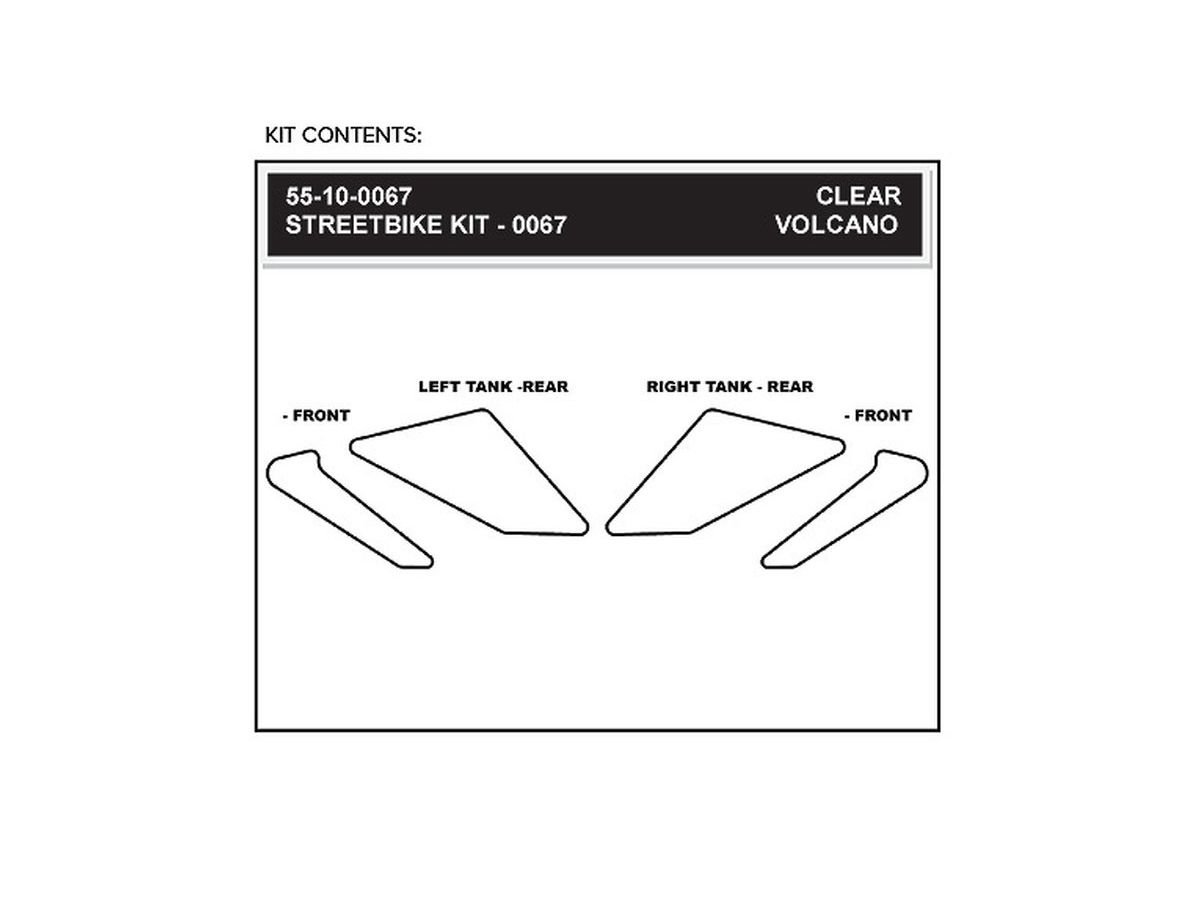 Stompgrip Volcano bako gripai – Ducati Hypermotard 2008–2012 - Image 2